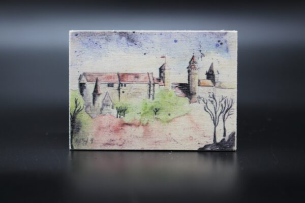 Holzmagnet "Nürnberg" - Kaiserburg