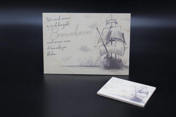 Holzkarte "Bremerhaven" - Heimathafen – Bild 4