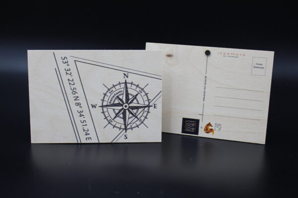Holzkarte "Bremerhaven" - Koordinaten – Bild 2