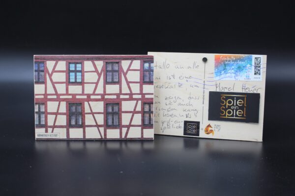 Holzkarte "Nürnberg" - Fachwerk – Bild 3