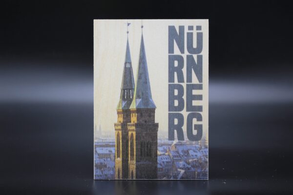 Holzkarte "Nürnberg" - Sebalduskirche