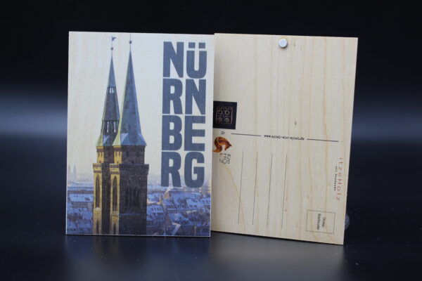 Holzkarte "Nürnberg" - Sebalduskirche – Bild 2
