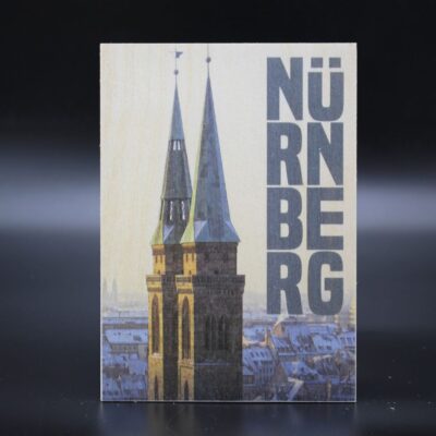 Holzkarte "Nürnberg" - Sebalduskirche