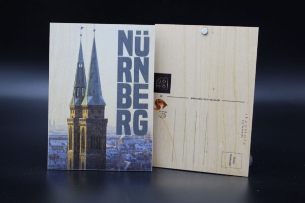 Holzkarte "Nürnberg" - Sebalduskirche – Bild 2
