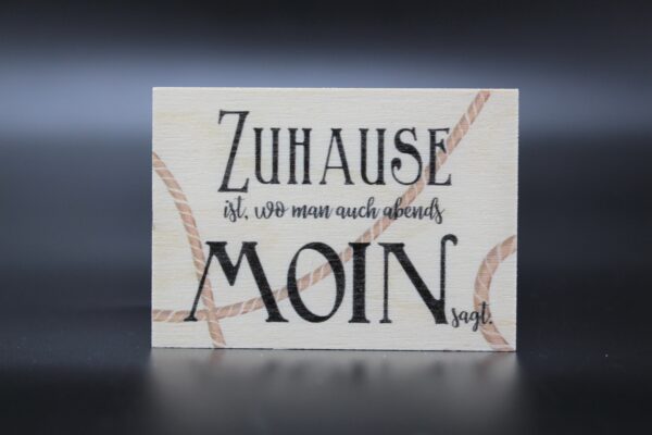 Holzmagnet "Zuhause"