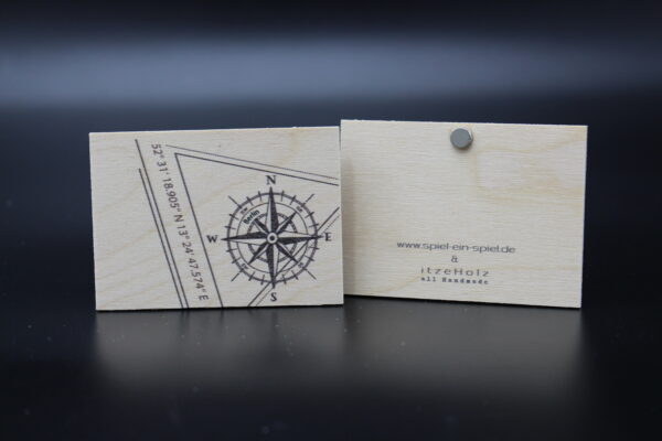 Holzmagnet "Berlin" - Koordinaten – Bild 2