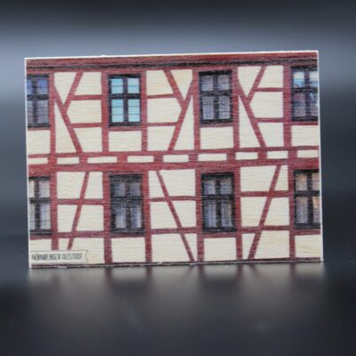 Holzmagnet „Nürnberg" - Fachwerk