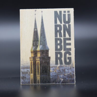 Holzmagnet „Nürnberg" - Sebalduskirche