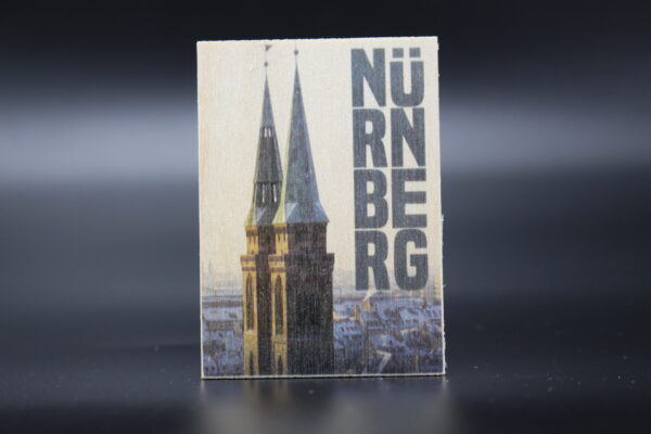 Holzmagnet „Nürnberg" - Sebalduskirche