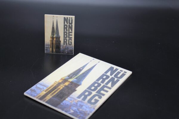 Holzmagnet „Nürnberg" - Sebalduskirche – Bild 3