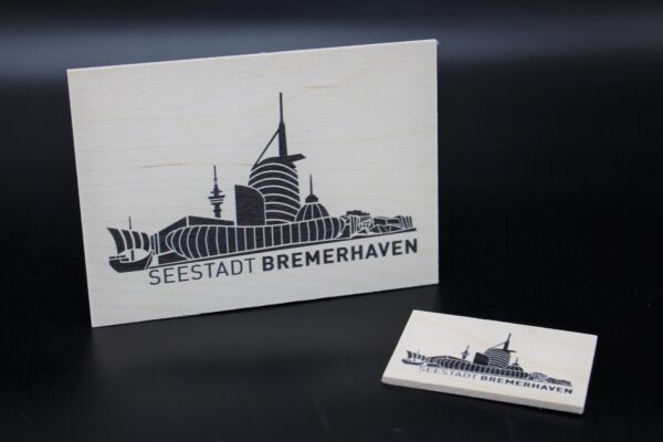 Holzkarte "Bremerhaven" - Skyline Havenwelten – Bild 4