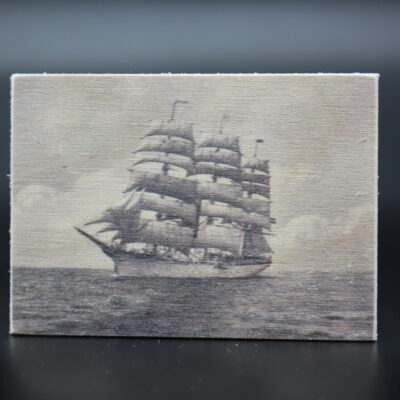 Holzmagnet "Schulschiff Deutschland" - historisch