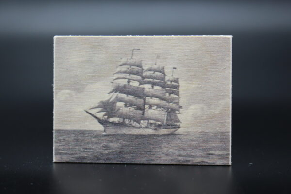 Holzmagnet "Schulschiff Deutschland" - historisch