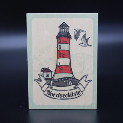Holzkarte "Nordseeküste"