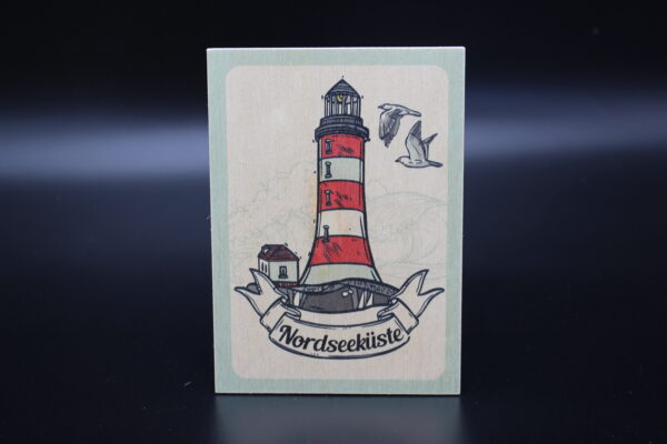 Holzkarte "Nordseeküste"
