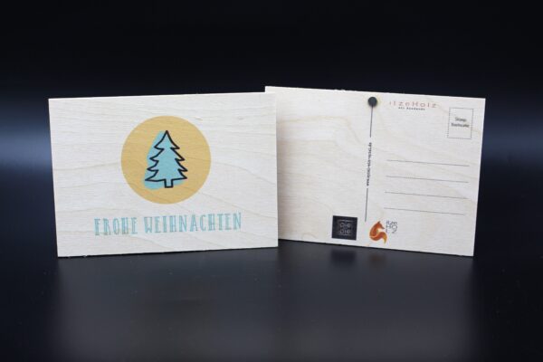 Holzkarte "Frohe Weihnachten" - Part I – Bild 2
