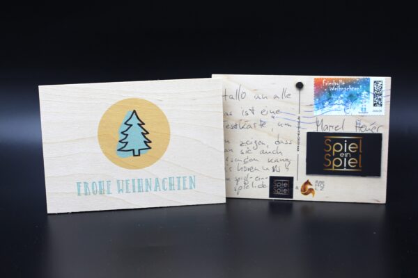 Holzkarte "Frohe Weihnachten" - Part I – Bild 3