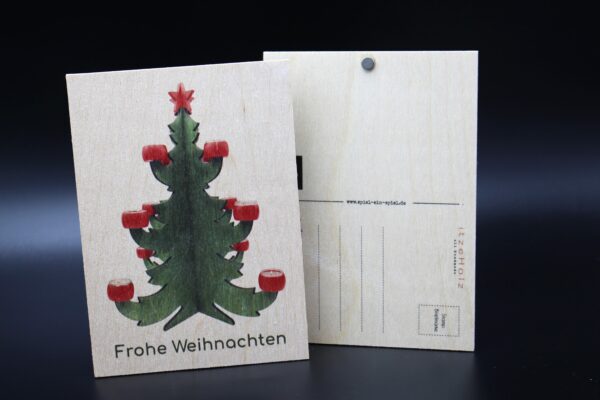 Holzkarte "Frohe Weihnachten" - Part II – Bild 2