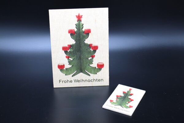 Holzkarte "Frohe Weihnachten" - Part II – Bild 4