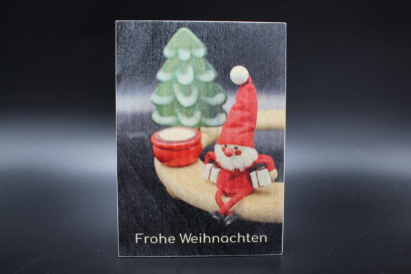 Holzkarte "Frohe Weihnachten" - Part III