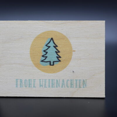 Holzmagnet "Frohe Weihnachten" - Part I
