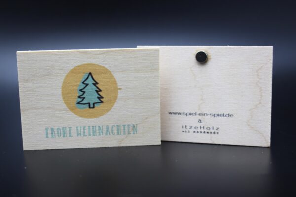 Holzmagnet "Frohe Weihnachten" - Part I – Bild 2