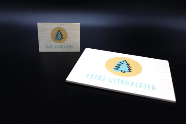 Holzmagnet "Frohe Weihnachten" - Part I – Bild 3