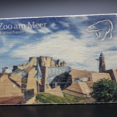 Holzmagnet „Zoo am Meer Bremerhaven"