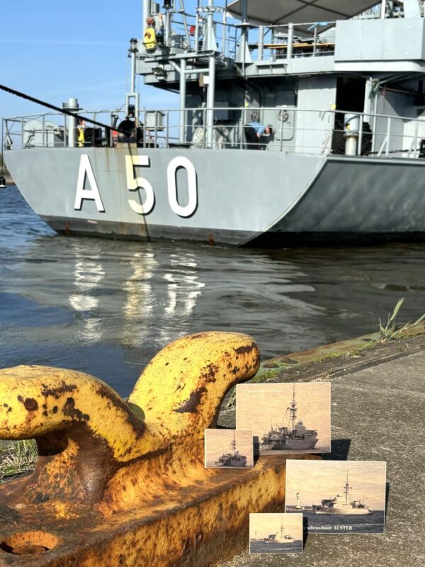 Holzkarte "Flottendienstboot A 50 ALSTER" - Motiv I – Bild 5