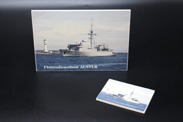 Holzkarte "Flottendienstboot A 50 ALSTER" - Motiv II – Bild 6