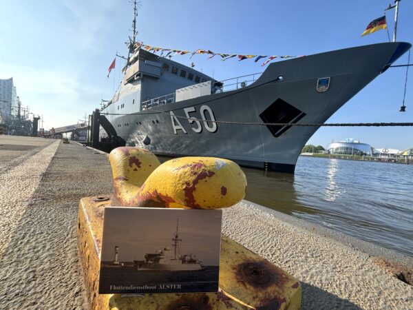 Holzkarte "Flottendienstboot A 50 ALSTER" - Motiv II – Bild 2