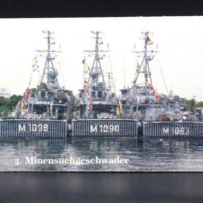 Holzkarte "3. Minensuchgeschwader"