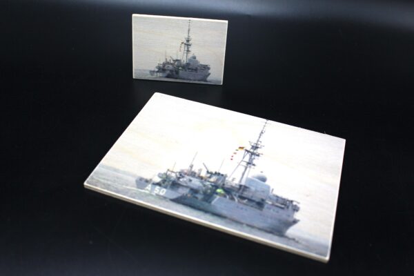 Holzmagnet "Flottendienstboot A 50 ALSTER" - Motiv I – Bild 4