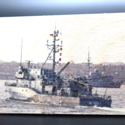 Holzmagnet "Minenjagdboot M 1063 BAD BEVENSEN"