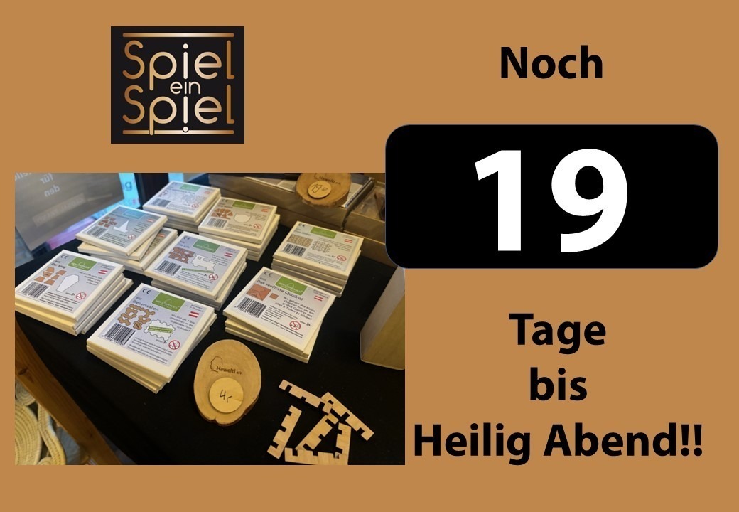 JAWOLL – in 19 Tagen ist HEILIG ABEND!!!