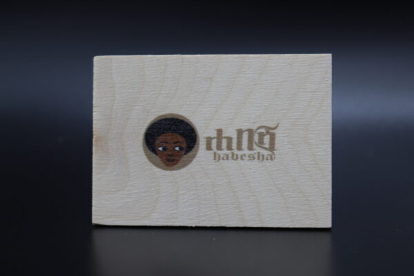 Holzmagnet "Habesha-Bira" - hell
