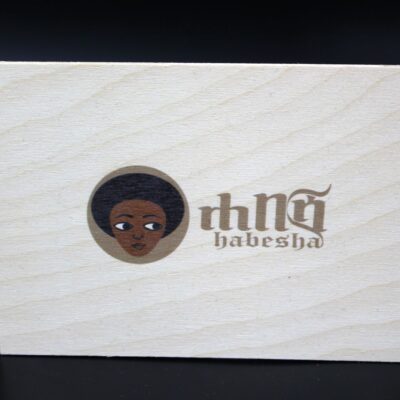 Holzmagnet "Habesha-Bira" - hell