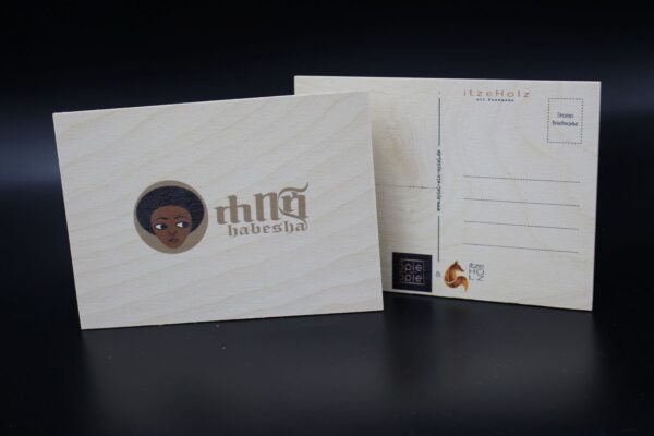 Holzkarte "Habesha-Bira" - hell – Bild 2