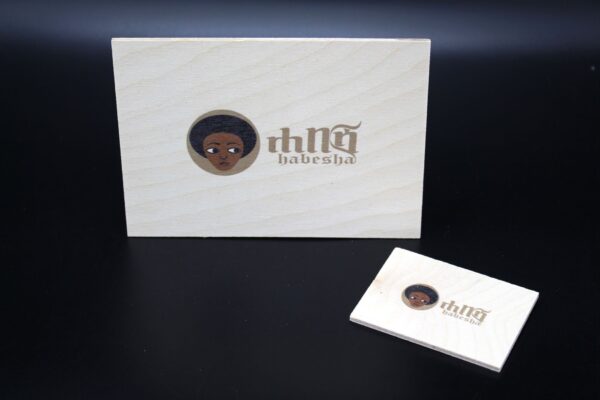 Holzkarte "Habesha-Bira" - hell – Bild 3