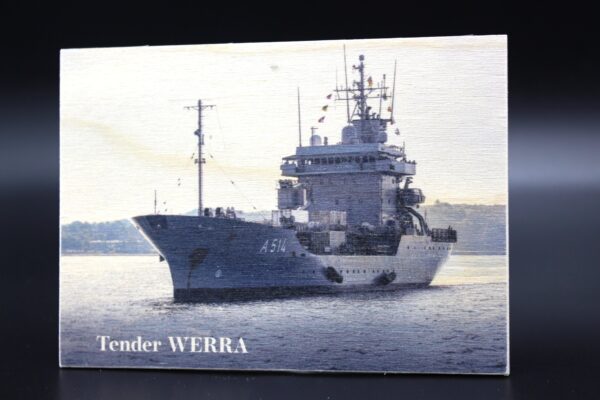 Holzkarte "Tender A514 Werra"