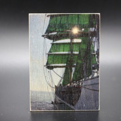 Holzmagnet "Alexander von Humboldt II" - Motiv 02 mit Schönheitsfehler