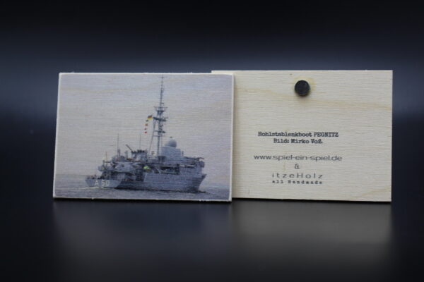 Holzmagnet "Flottendienstboot A 50 ALSTER" - Motiv I mit Schönheitsfehler – Bild 2