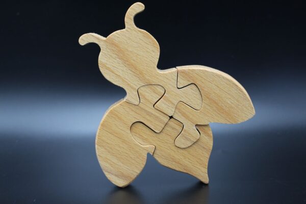 Knobel-Puzzle "Biene"