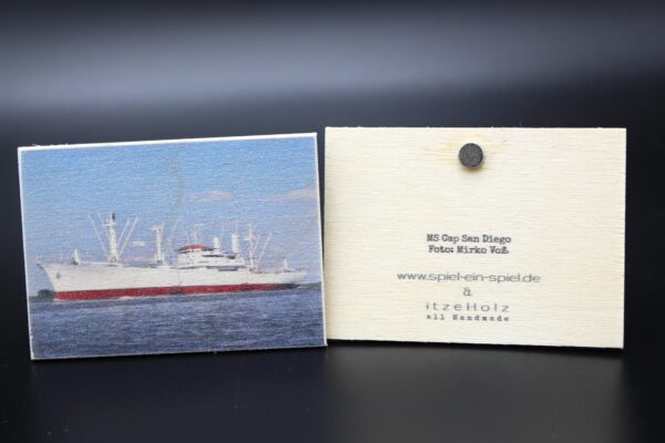Holzmagnet "MS Cap San Diego" – Bild 2