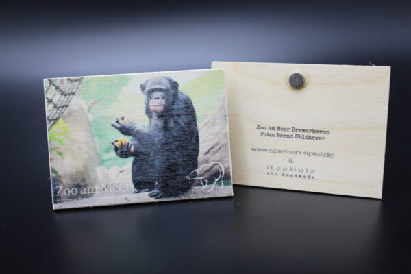 Holzmagnet „Zoo am Meer Bremerhaven" - Dumas – Bild 2