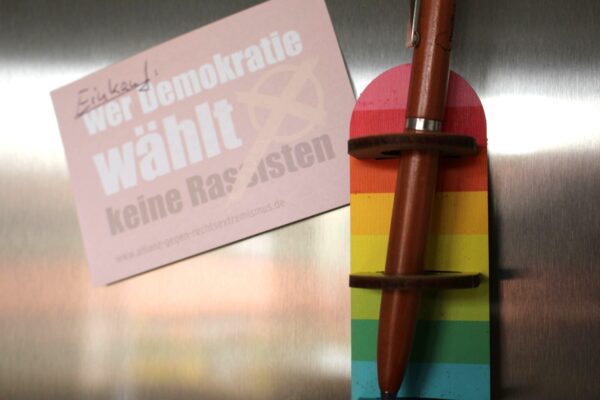 Stiftehalter Magnet "Welcome" – Bild 3