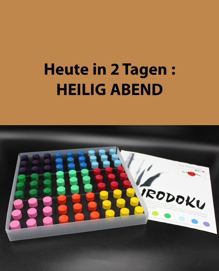 Fast ist er da: der HEILIGE ABEND!!!