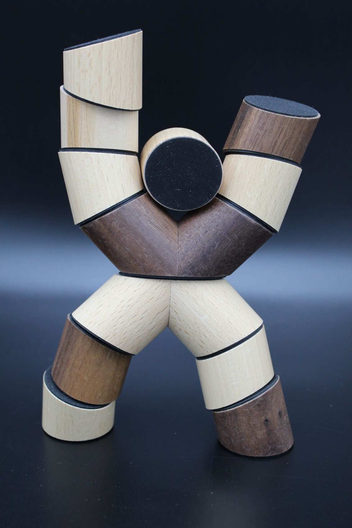 Loggos - M (20 Steine & 2 Y-Steine) Buche & Nuss – Bild 4