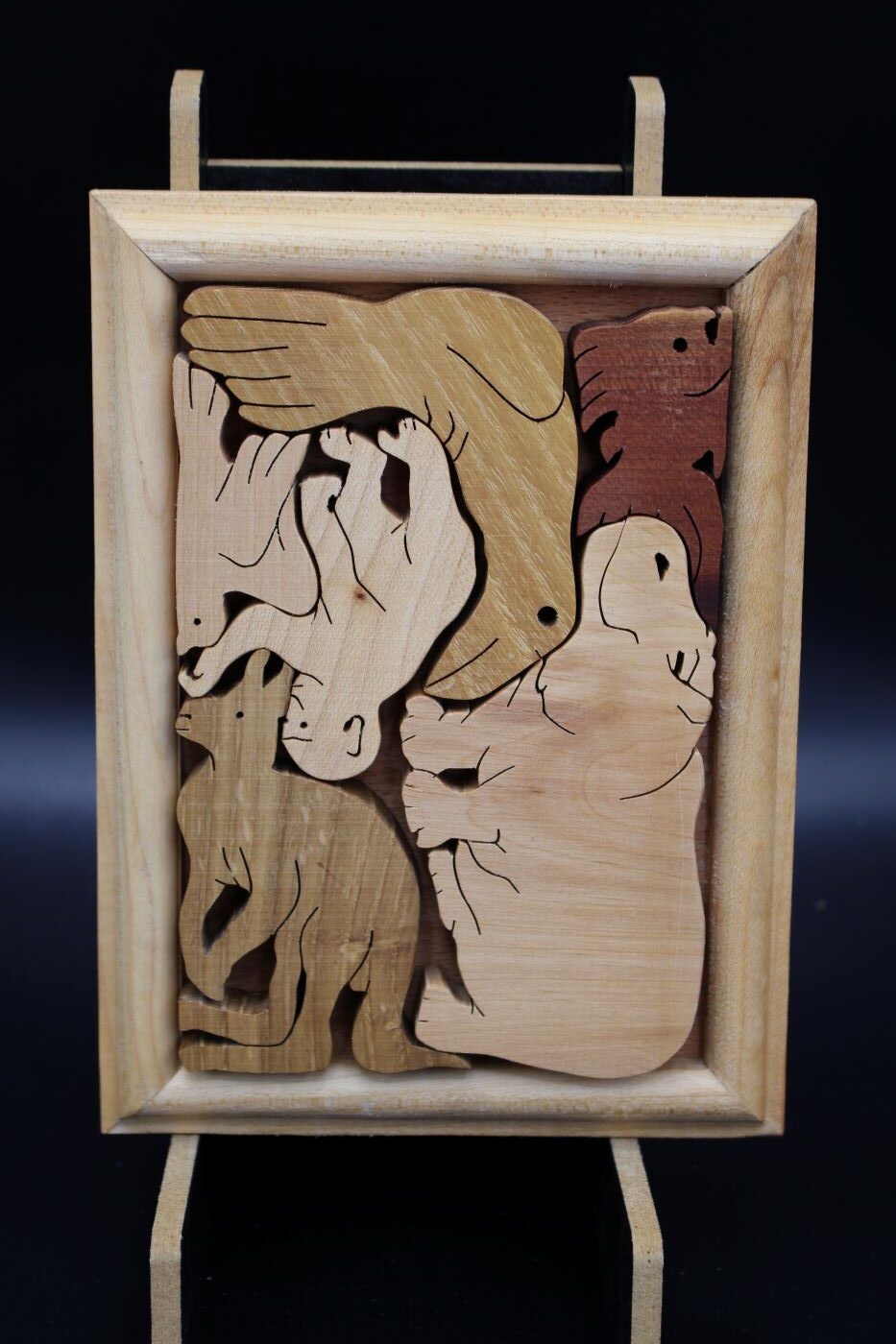 Holzpuzzle "Mini-Zoo"