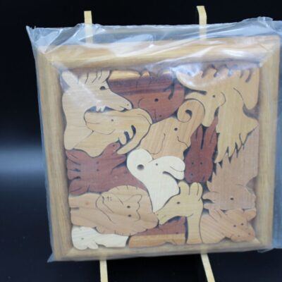 Holzpuzzle "Tierköpfe"